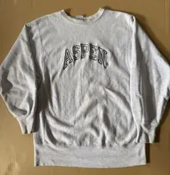 Champion USA製　Lグレー チャンピオン　リバース