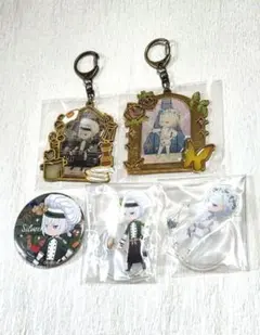 ツイステ展 シルバー メモリアルメタルチャーム アクリルスタンド