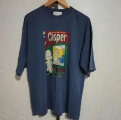 LOGOS　ロゴス　Casper　キャスパー　コラボ　Tシャツ　ネイビー　Lのサムネイル