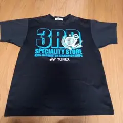 YONEX バドミントンシャツ SS 黒