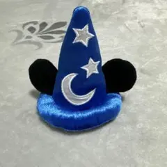 ディズニー パッチンミッキー　青い魔法使いの帽子ヘアピン