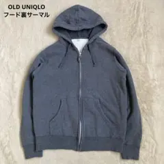 オールドユニクロ OLD UNIQLO ジップパーカー y2k 短丈 サーマル