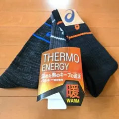 最終日✨1点‼️【アシックス】 暖WARM　暖かいソックス 3足 24~26cm