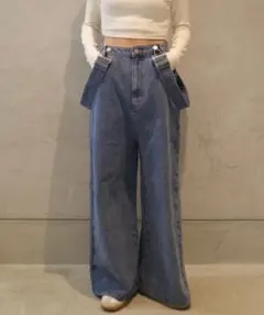 インターファクトリー×yanコラボ デニム サロペット - メルカリ