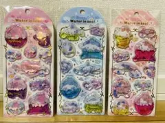 Sanrio サンリオ ウォーターインシール キティ　マイメロ　シナモロール