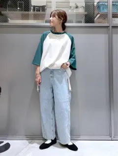 [niko and ...JEANS 2023AW]3Dバレルワークパンツ