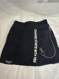 ANAPGIRL 黒スカート インナー付き