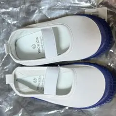 上履き 28 サイズ ホワイト/ネイビー
