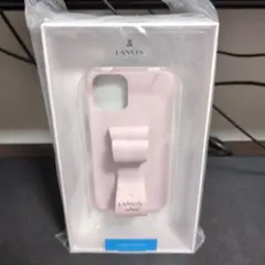 k09☆LANVIN リボン付き iPhone12ケース ピンクのサムネイル