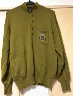 古着☆オリーブグリーン ニットセーター