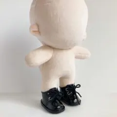 ぬい服　20cmぬいぐるみ用 革靴風シューズ