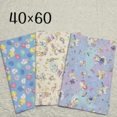 ランチョンマット 40×60 3枚セット　女の子向け　ユニコーン柄　給食用のサムネイル