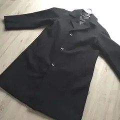 【niko and】黒 チェスターコート 3ボタン 厚手　L 4 値下11/29