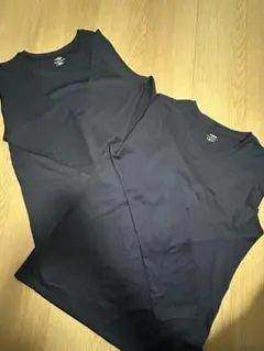 TIGORA ネイビー Sサイズ シャツ 2枚セット　アンダーシャツ