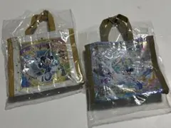 ディズニーシーカプセルトイ　10周年&20周年　バッグポーチ