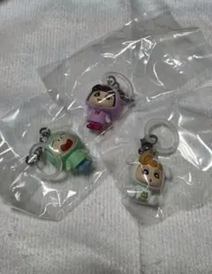 クレヨンしんちゃん　めじるしアクセサリー　ひまわり　あいちゃん　マサオ　セット