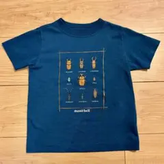 mont-bell 昆虫プリント Tシャツ 100cm 深緑