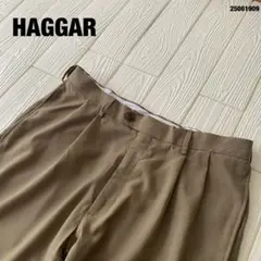 HAGGARハガーワイドスラックスUS古着CLASSICFITECLOSTRIA