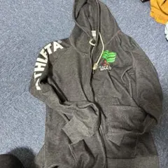 n*o様 ATHLETA グレー フルジップパーカー Mサイズ