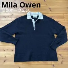 ミラオーウェン ウールブレンド　ニット　黒　 zara gap アダムエロペ