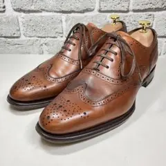【美品】REGAL ウィングチップ 03DR メダリオン ブラウン 24.5