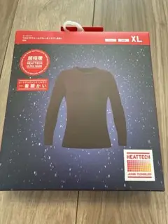 【新品】UNIQLO HEATTECH 長袖インナー XLサイズ ワイン 超極暖