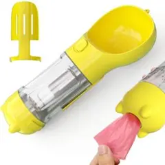 新品 ウォーターボトル 給水器 300ml ウンチ袋入れ付 ペット 犬 ワンコ