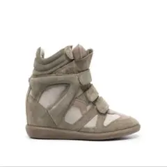 ISABEL MARANT Bekett レザーウェッジスニーカー