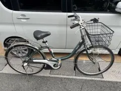 No 0611) Panasonic 電動自転車 26インチ イエロー - メルカリ