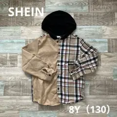 SHEIN チェックシャツ　8Y