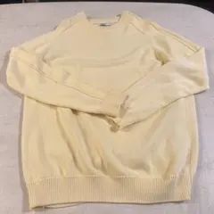 ZARA プレーンニットコットンセーター Mサイズ