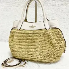 ✨美品✨ケイトスペード かご 2wayショルダーバッグ ダンプリング レザー