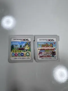 任天堂 3DS ソフト 2本セット どうぶつの森のサムネイル