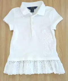 Polo Ralph Lauren ポロシャツ 白　115cm 女の子 ラルフ