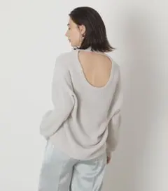 【2021SS未使用】crie conforto/3WAYニュアンスニット/Mのサムネイル