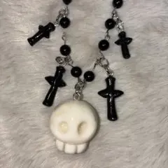 ガイコツなネックレス
