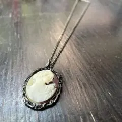 ヴィンテージ　カメオロングネックレス