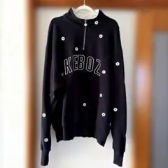 KEBOZ ハーフジップトレーナー 紺XL