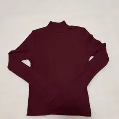 SLY バーガンディ タートルネック 長袖トップス