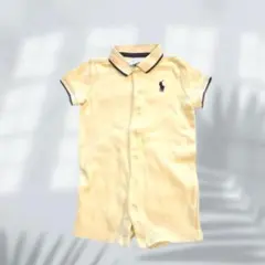 ラルフローレン ロンパース カバーオール 半袖 ベビー70cm相当 8109