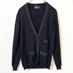 【激レア】フェラガモ STAFF限定 非売品 Vネックカーディガン ウール黒Sのサムネイル