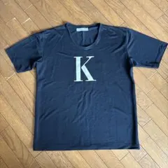 カネコイサオ 半袖ロゴのTシャツ 黒 ワンダフルワールドのサムネイル
