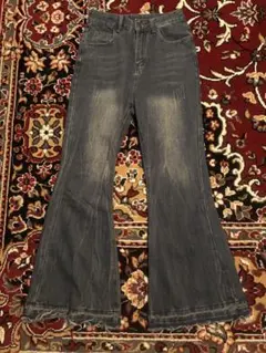 フレアデニムパンツ