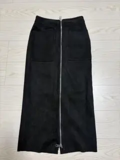 ZARA 黒 タイトスカート ジッパー付き