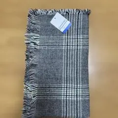 チェック柄ストール・ショール(グレンチェック大判ストール)千鳥柄