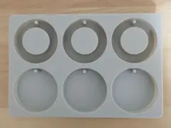 円形シリコンモールド 6個セット×6シート