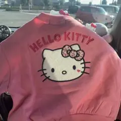 HELLO KITTY ピンクスウェットシャツ 90cm