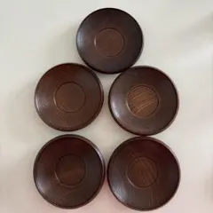 木製　コースター　5枚セット