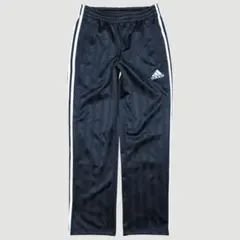 00s adidasアディダス スリーストライプス トラックパンツ ブラックM