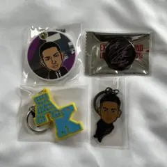 EXILE AKIRA 缶バッジ 首振りキーホルダー ミラーキーホルダー セット